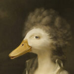 duck-character-animal-unframed-A4-print-detail