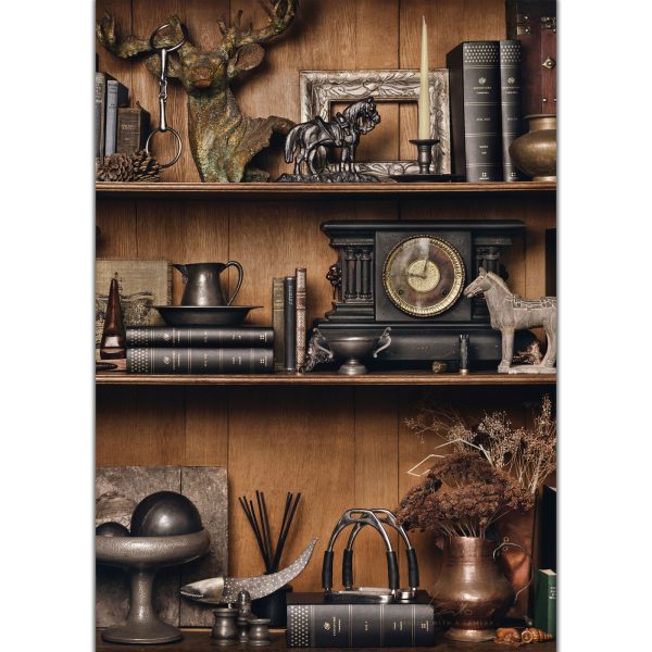 shelved-heritage-kerto-equine-items-on-shelf-greeting-card