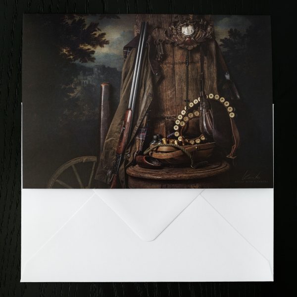 the-silent-twelve-shooting-theme-kerto-antique-gun-greeting-card2